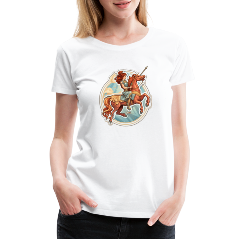 Women’s Symbol Sagittarius Premium T-Shirt - white