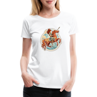 Thumbnail for Women’s Symbol Sagittarius Premium T-Shirt - white