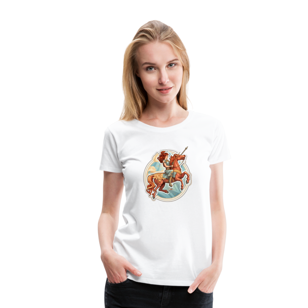 Women’s Symbol Sagittarius Premium T-Shirt - white