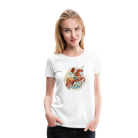 Thumbnail for Women’s Symbol Sagittarius Premium T-Shirt - white