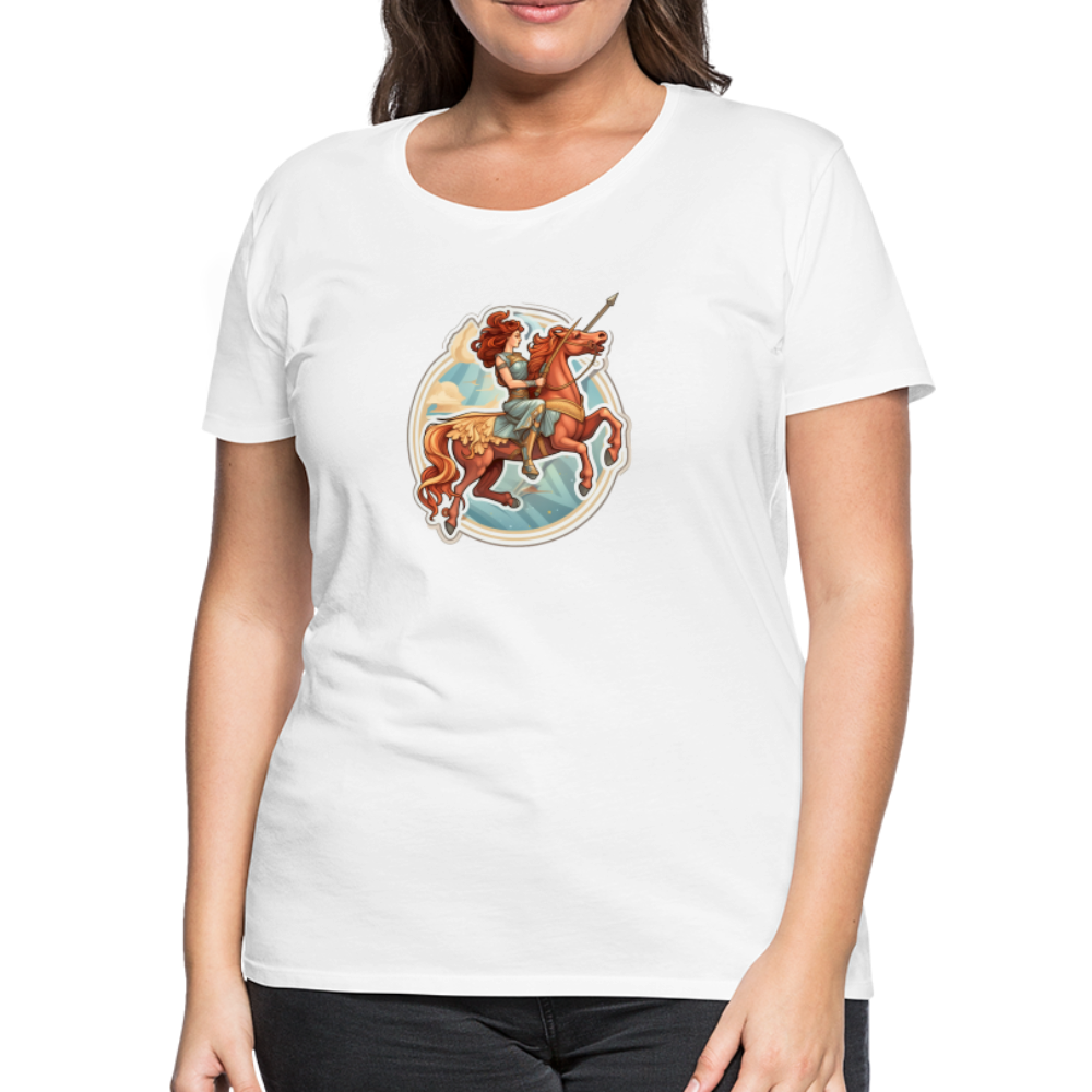 Women’s Symbol Sagittarius Premium T-Shirt - white