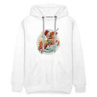 Thumbnail for Men’s Symbol Sagittarius Premium Hoodie - white