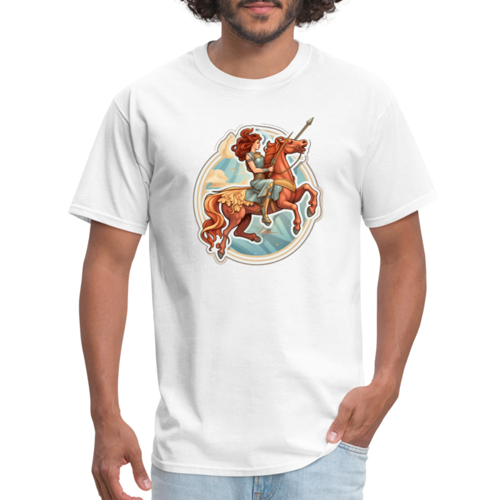 Men's Symbol Sagittarius Classic T-Shirt - white