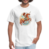 Thumbnail for Men's Symbol Sagittarius Classic T-Shirt - white