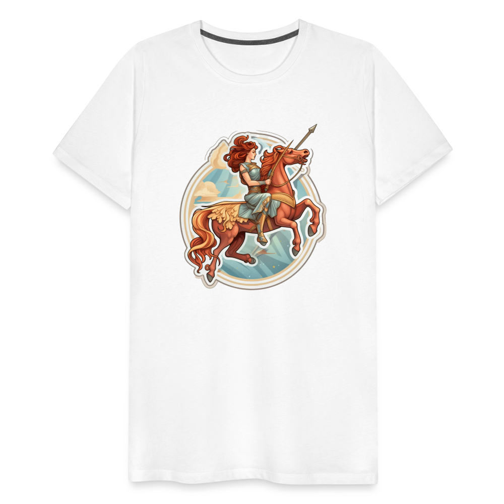 Men's Symbol Sagittarius Premium T-Shirt - white