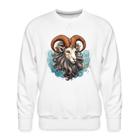 Thumbnail for Men’s Symbol Capricorn Premium Sweatshirt - white