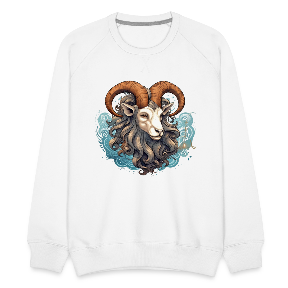 Men’s Symbol Capricorn Premium Sweatshirt - white