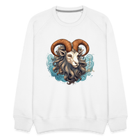 Thumbnail for Men’s Symbol Capricorn Premium Sweatshirt - white