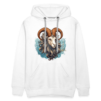 Thumbnail for Men’s Symbol Capricorn Premium Hoodie - white