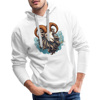 Thumbnail for Men’s Symbol Capricorn Premium Hoodie - white