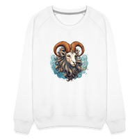 Thumbnail for Women’s Symbol Capricorn Premium Sweatshirt - white