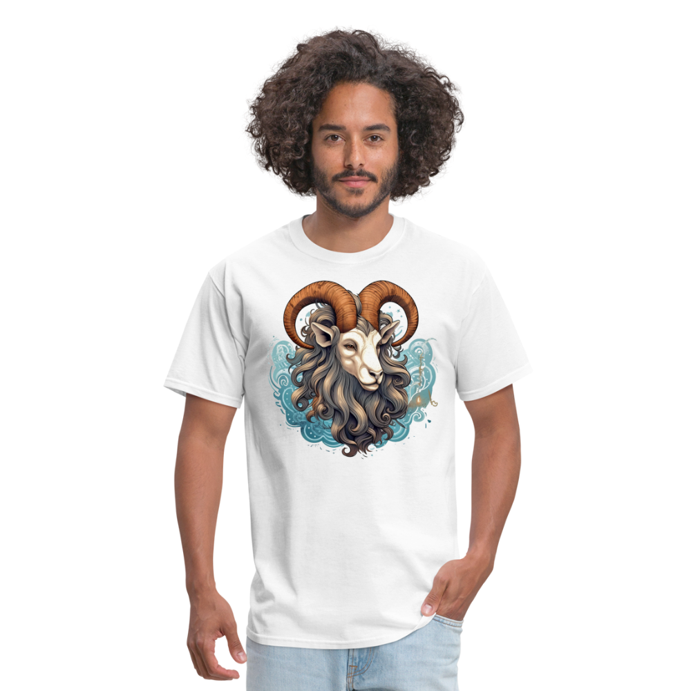 Men's Symbol Capricorn Classic T-Shirt - white