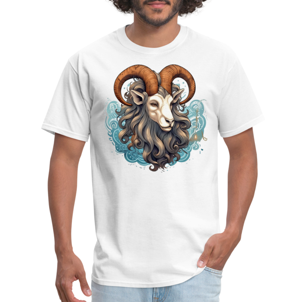 Men's Symbol Capricorn Classic T-Shirt - white