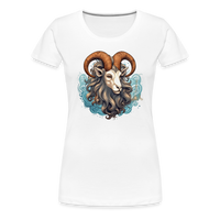 Thumbnail for Women’s Symbol Capricorn Premium T-Shirt - white