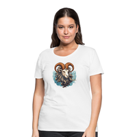 Thumbnail for Women’s Symbol Capricorn Premium T-Shirt - white