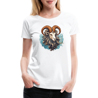 Thumbnail for Women’s Symbol Capricorn Premium T-Shirt - white