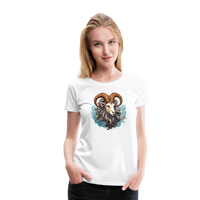 Thumbnail for Women’s Symbol Capricorn Premium T-Shirt - white