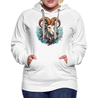 Thumbnail for Women’s Symbol Capricorn Premium Hoodie - white