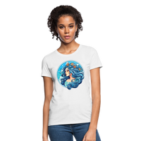 Thumbnail for Women's Symbol Aquarius T-Shirt - white