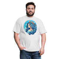 Thumbnail for Men's Symbol Aquarius Classic T-Shirt - white