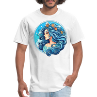 Thumbnail for Men's Symbol Aquarius Classic T-Shirt - white