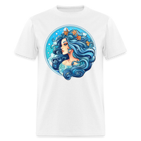 Thumbnail for Men's Symbol Aquarius Classic T-Shirt - white