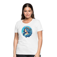 Thumbnail for Women’s Symbol Aquarius Premium T-Shirt - white