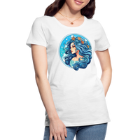 Thumbnail for Women’s Symbol Aquarius Premium T-Shirt - white