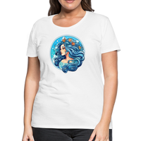 Thumbnail for Women’s Symbol Aquarius Premium T-Shirt - white