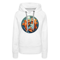 Thumbnail for Women’s Symbol Pisces Premium Hoodie - white