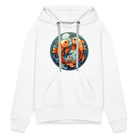 Thumbnail for Women’s Symbol Pisces Premium Hoodie - white