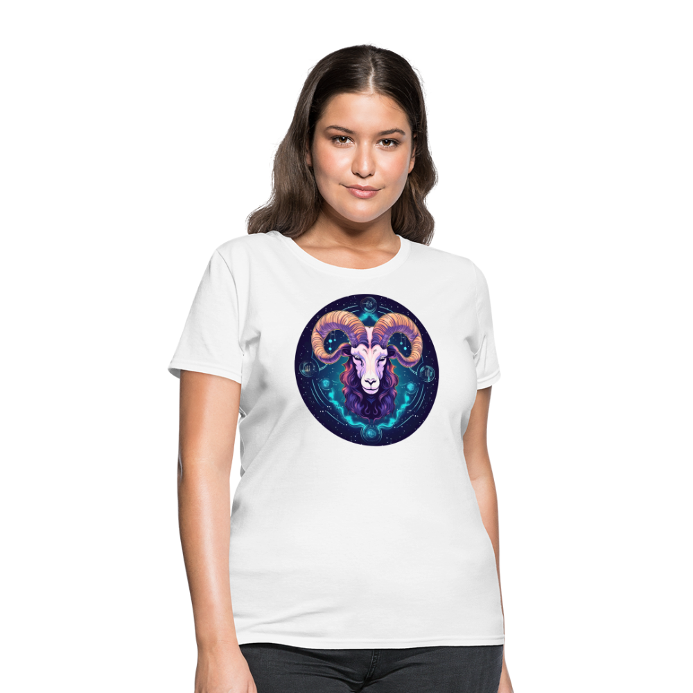 Women's Mystic Aries T-Shirt - white