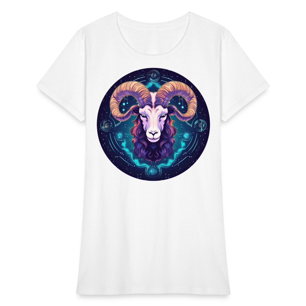 Women's Mystic Aries T-Shirt - white