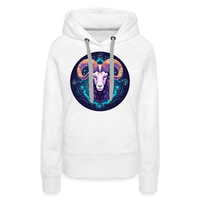 Thumbnail for Women’s Mystic Aries Premium Hoodie - white