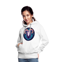 Thumbnail for Women’s Mystic Aries Premium Hoodie - white