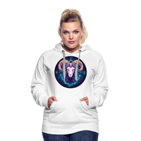 Thumbnail for Women’s Mystic Aries Premium Hoodie - white