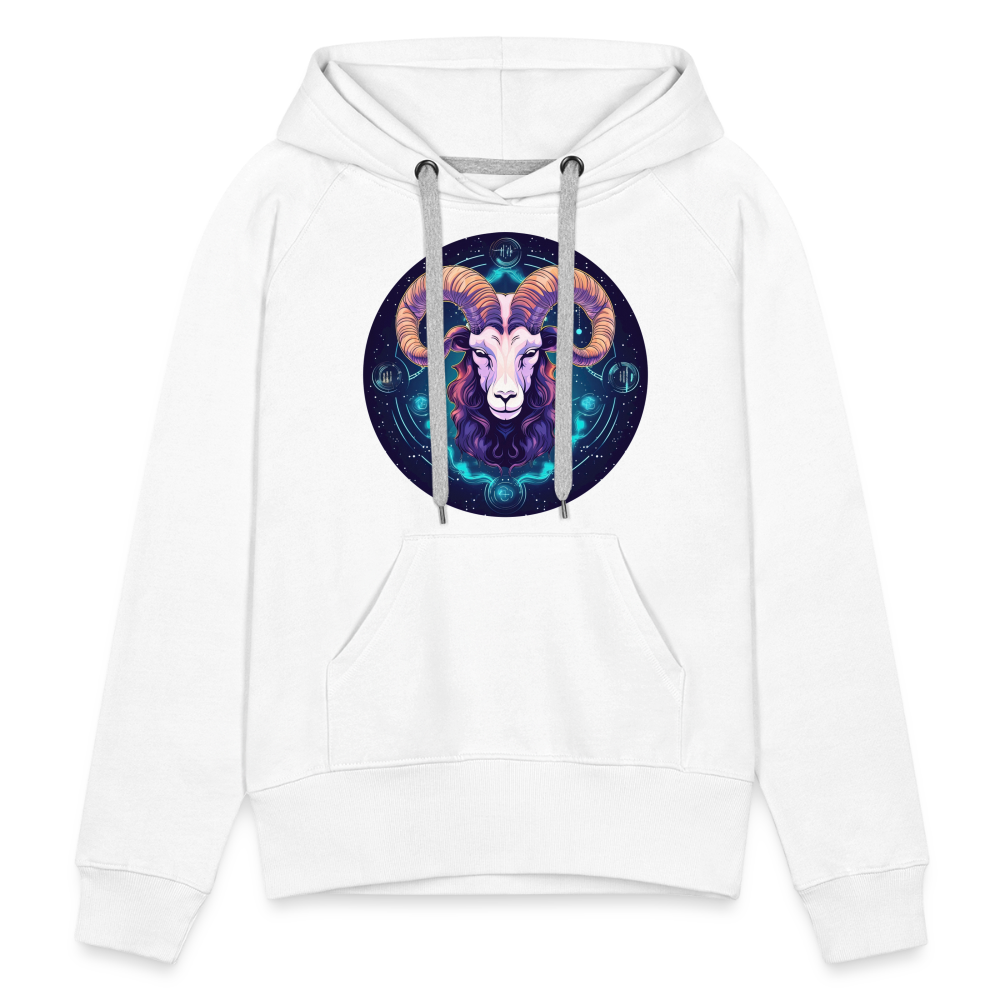 Women’s Mystic Aries Premium Hoodie - white