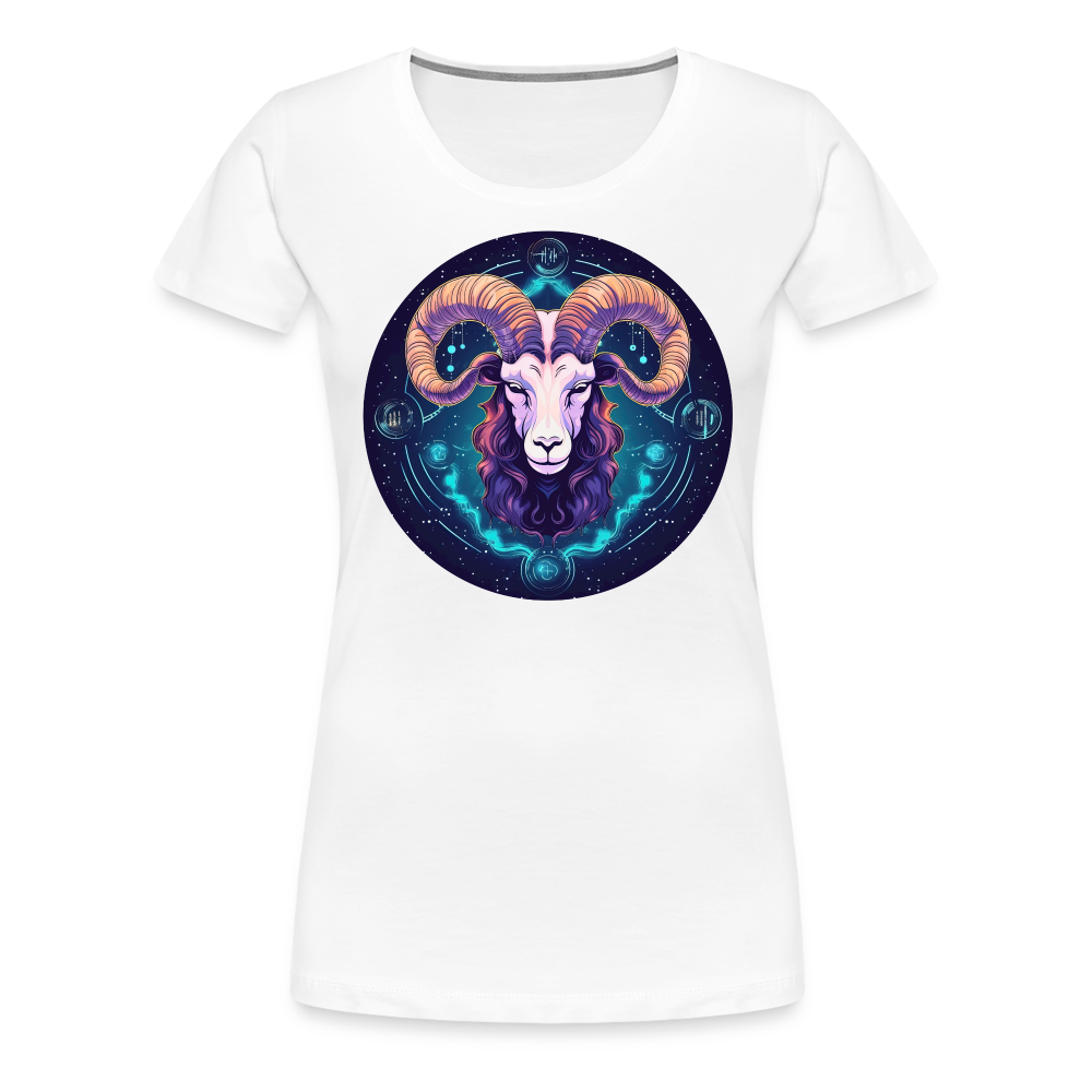 Women’s Mystic Aries Premium T-Shirt - white