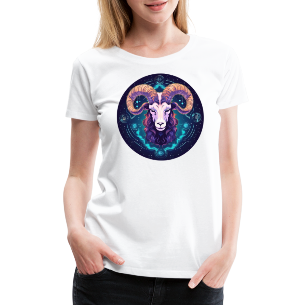 Women’s Mystic Aries Premium T-Shirt - white