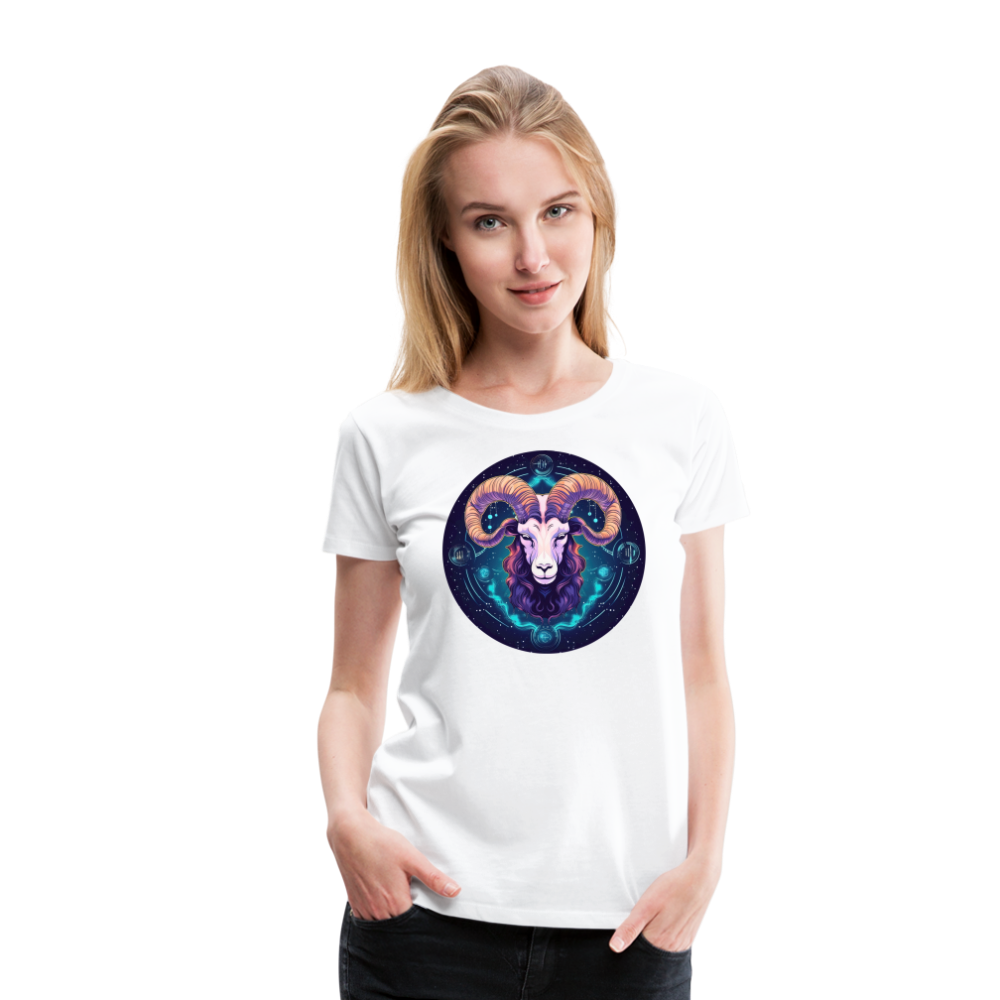 Women’s Mystic Aries Premium T-Shirt - white