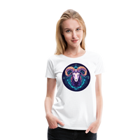 Thumbnail for Women’s Mystic Aries Premium T-Shirt - white