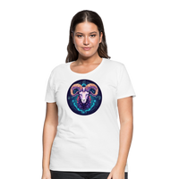 Thumbnail for Women’s Mystic Aries Premium T-Shirt - white