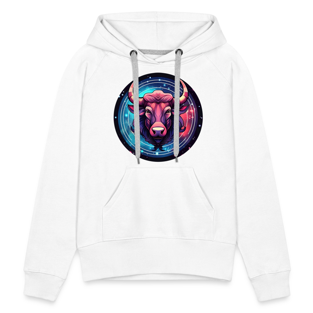 Women’s Mystic Taurus Premium Hoodie - white