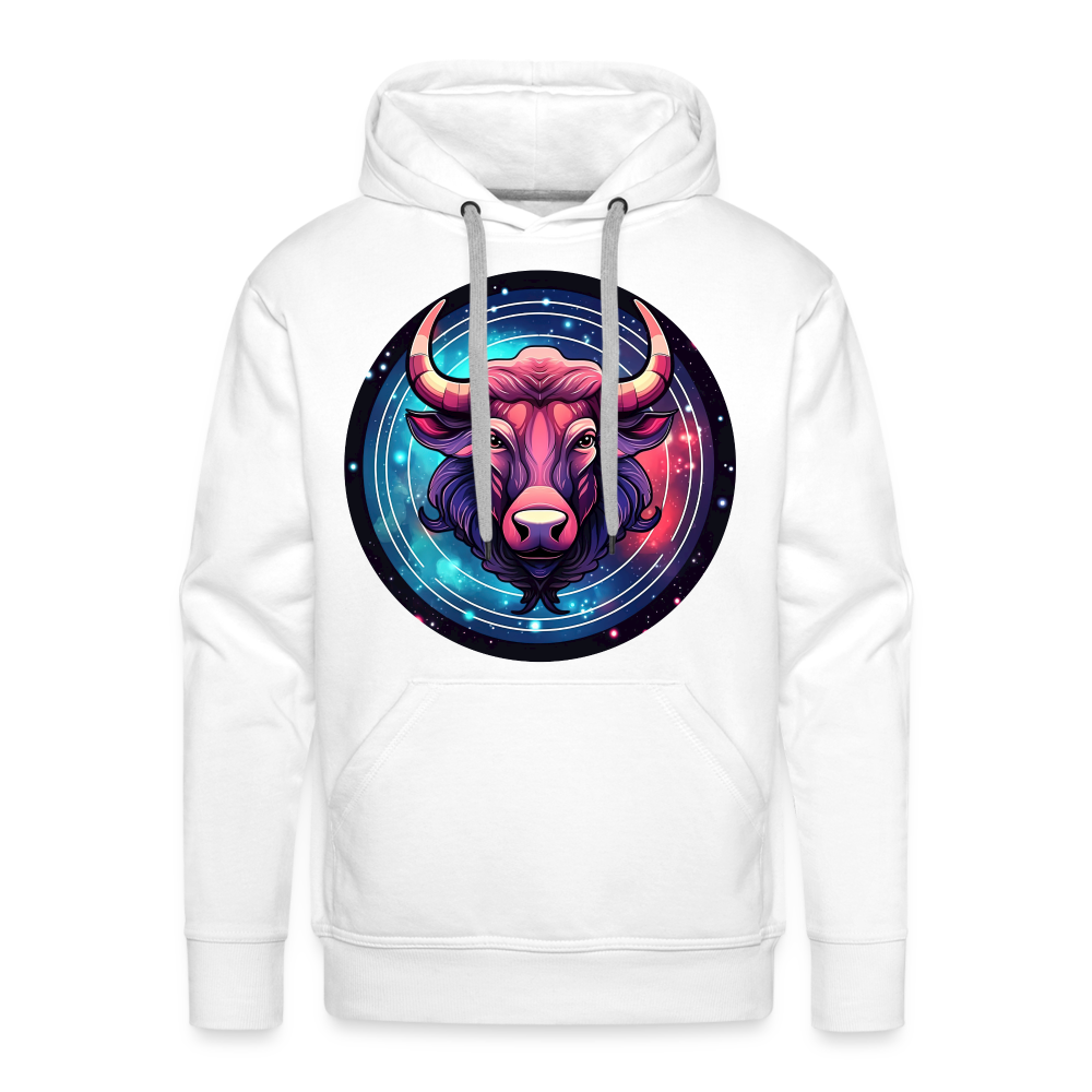 Men’s Mystic Taurus Premium Hoodie - white