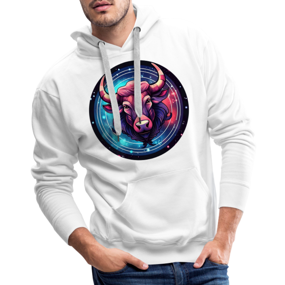 Men’s Mystic Taurus Premium Hoodie - white