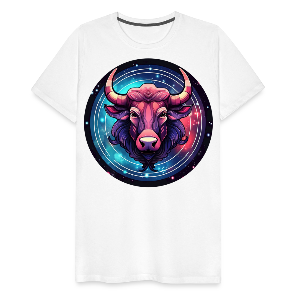 Men's Mystic Taurus Premium T-Shirt - white