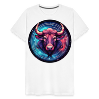 Thumbnail for Men's Mystic Taurus Premium T-Shirt - white