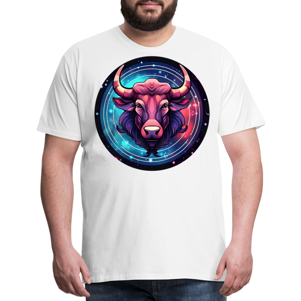 Men's Mystic Taurus Premium T-Shirt - white