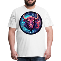 Thumbnail for Men's Mystic Taurus Premium T-Shirt - white