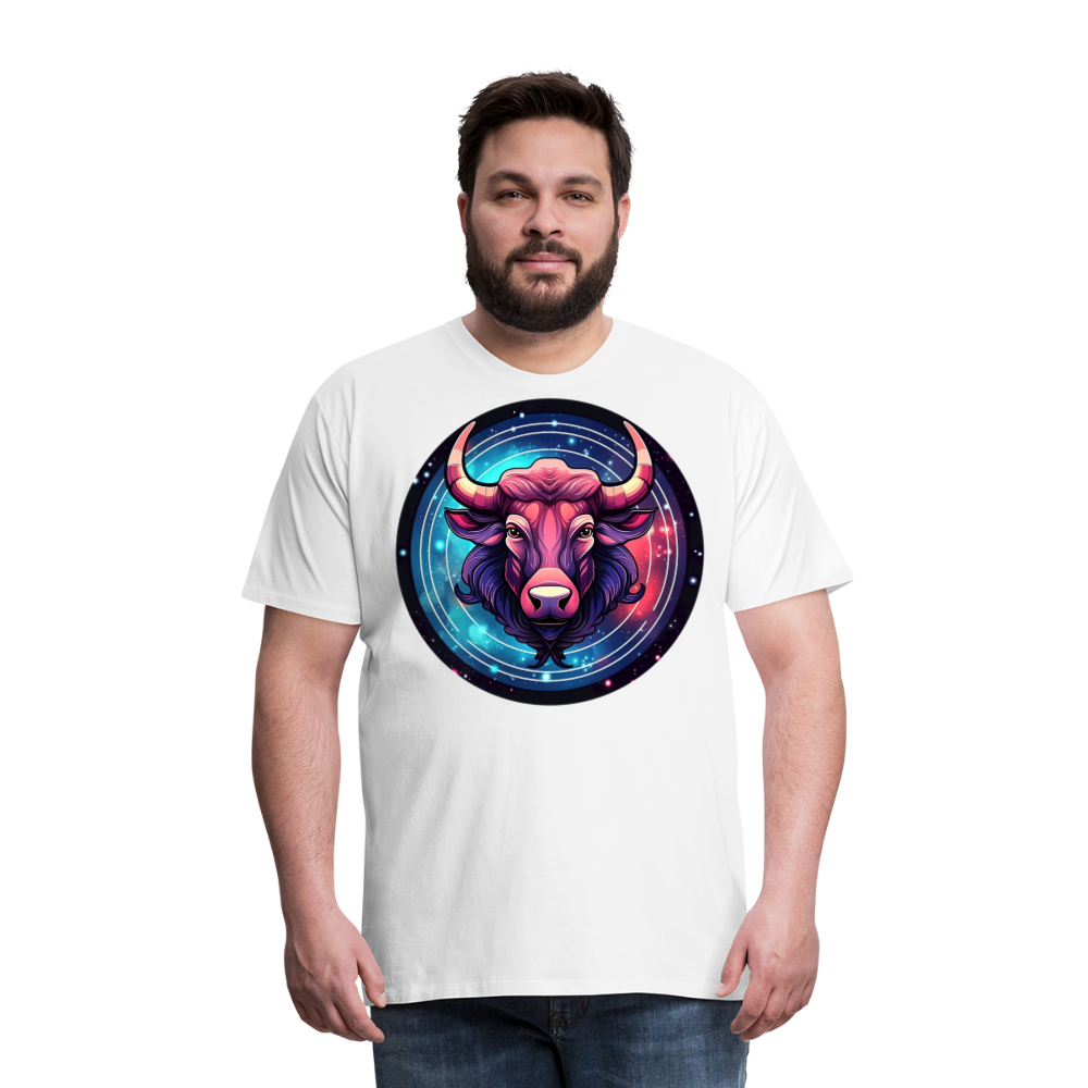 Men's Mystic Taurus Premium T-Shirt - white